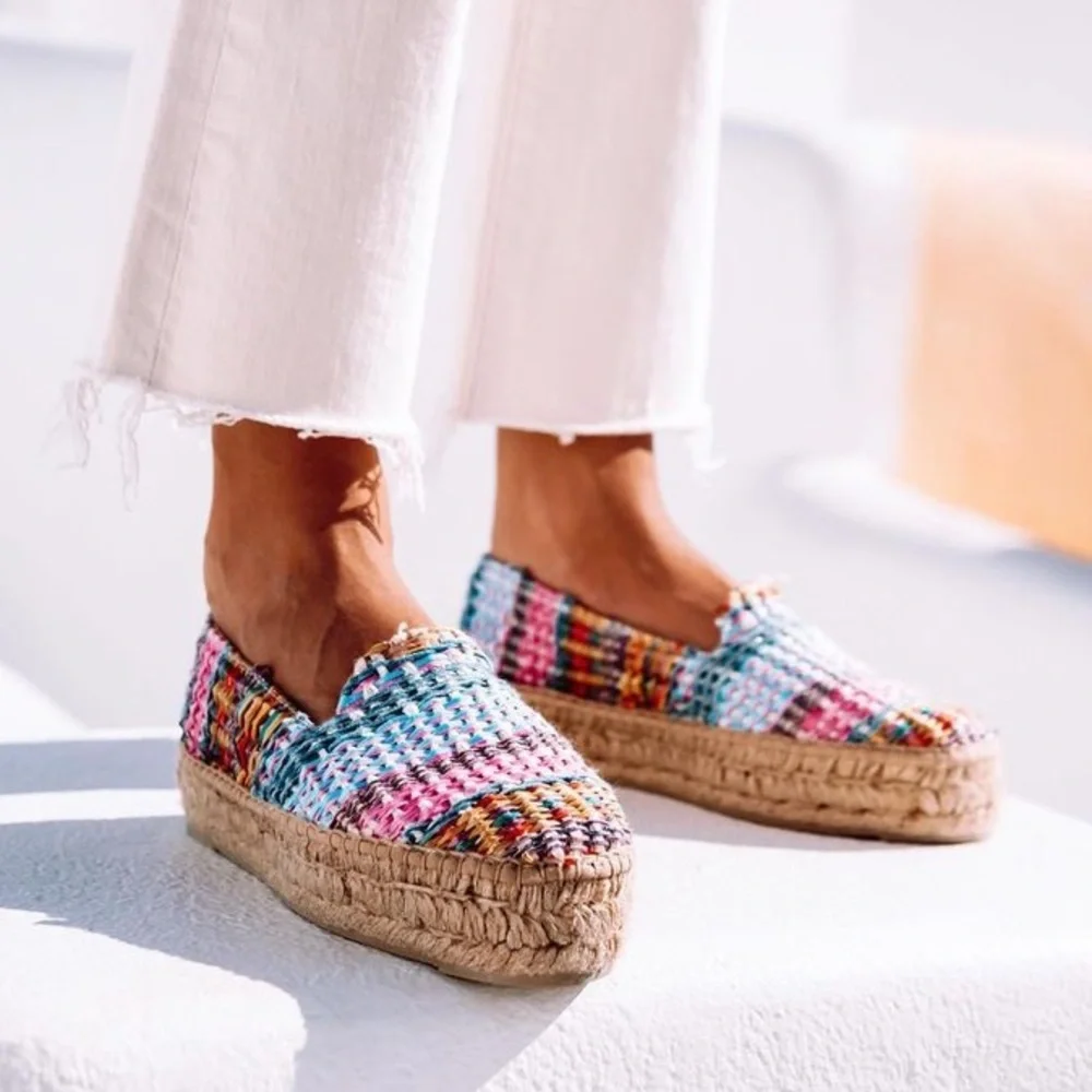 MANEBÍ Acapulco Raffia Yute Espadrilles - Picture 1 of 13